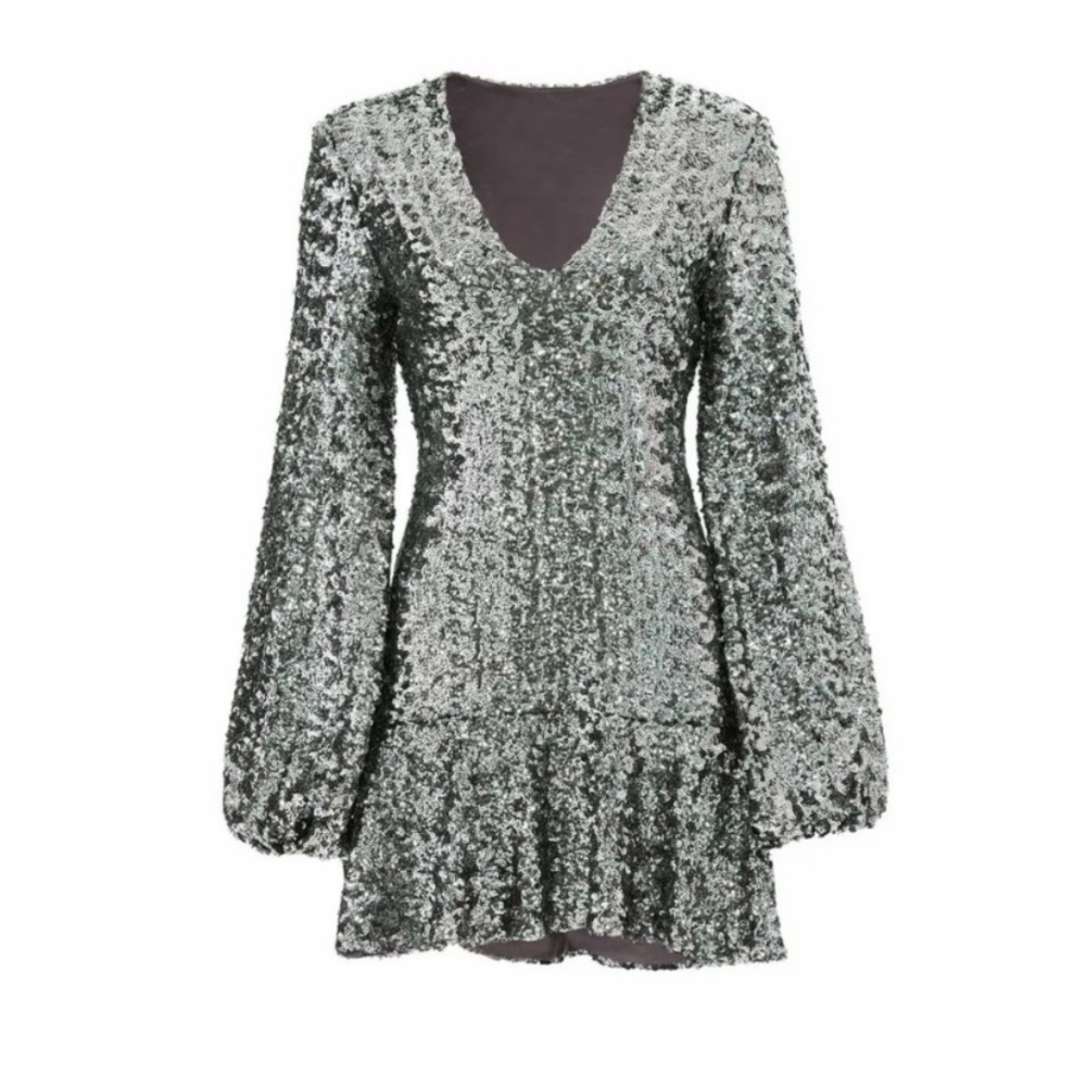 Alexis Silver Dress